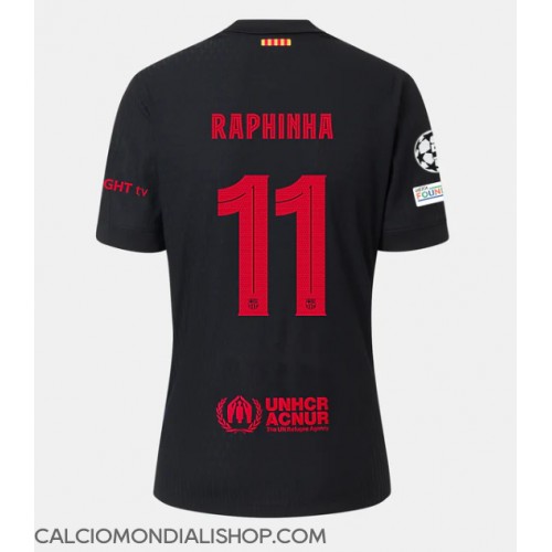 Maglie da calcio Barcelona Raphinha Belloli #11 Seconda Maglia 2024-25 Manica Corta